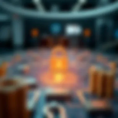 Security Features in Cryptocurrency Trading Illustration of security features and encryption methods for cryptocurrency trading