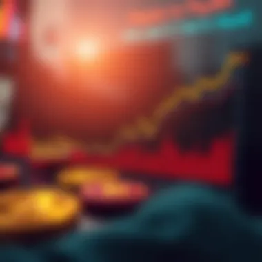 Graph showing market performance of new coins