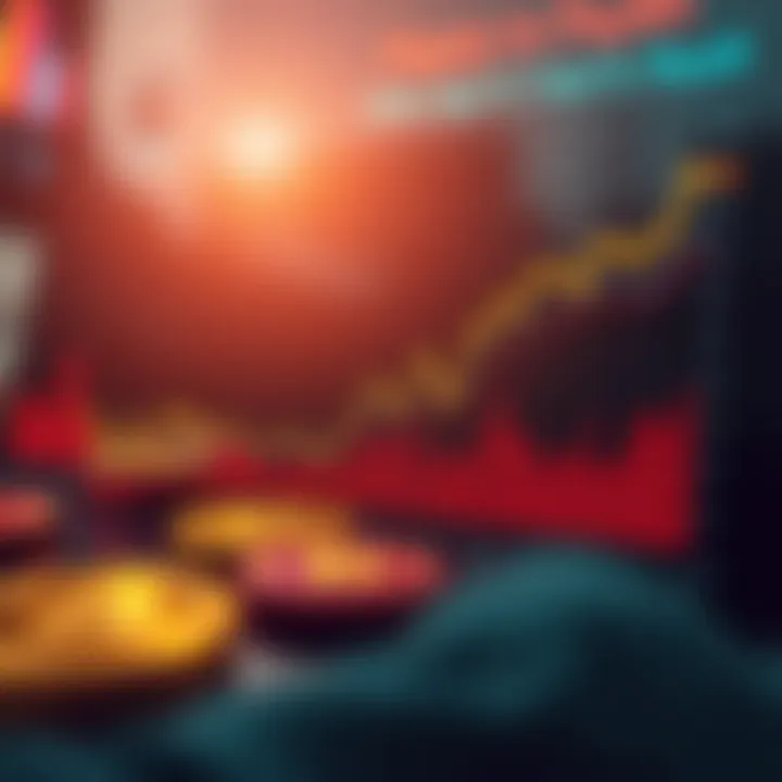 Graph showing market performance of new coins