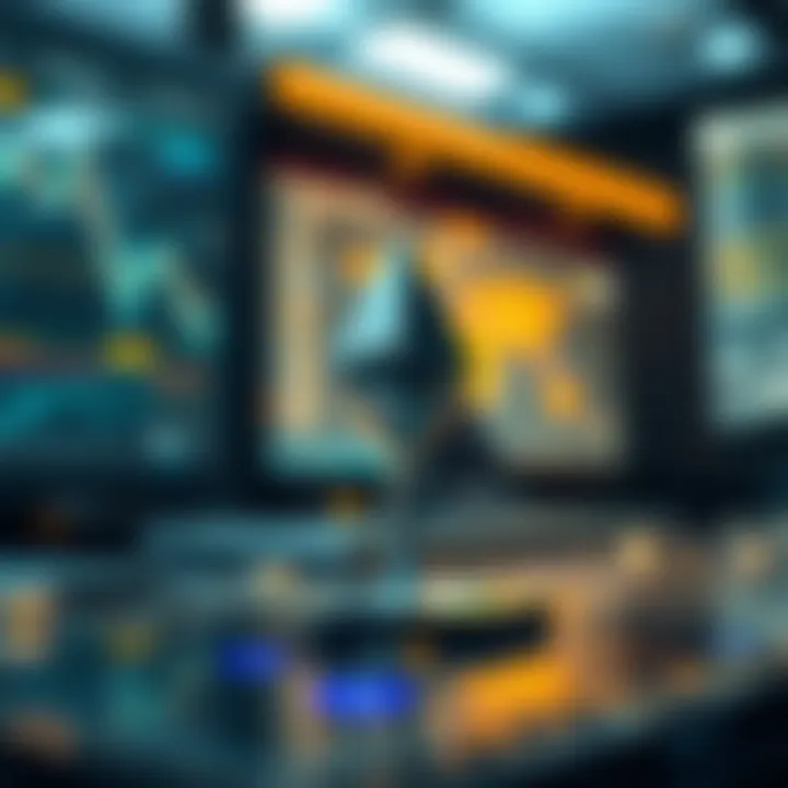 Technological Innovations in Ethereum Illustration of Ethereum technology and its innovations