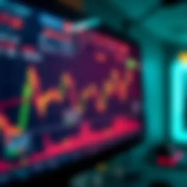 Cryptocurrency market trends gathered on a digital screen