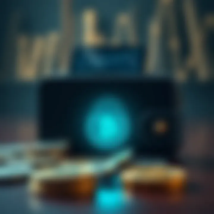 A secure digital wallet showcasing various currencies