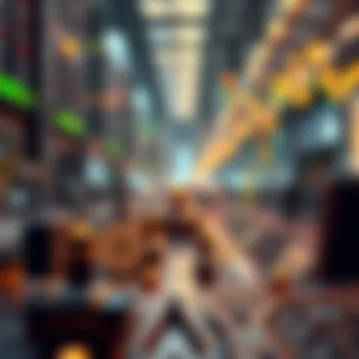 Visual representation of crypto arbitrage concepts