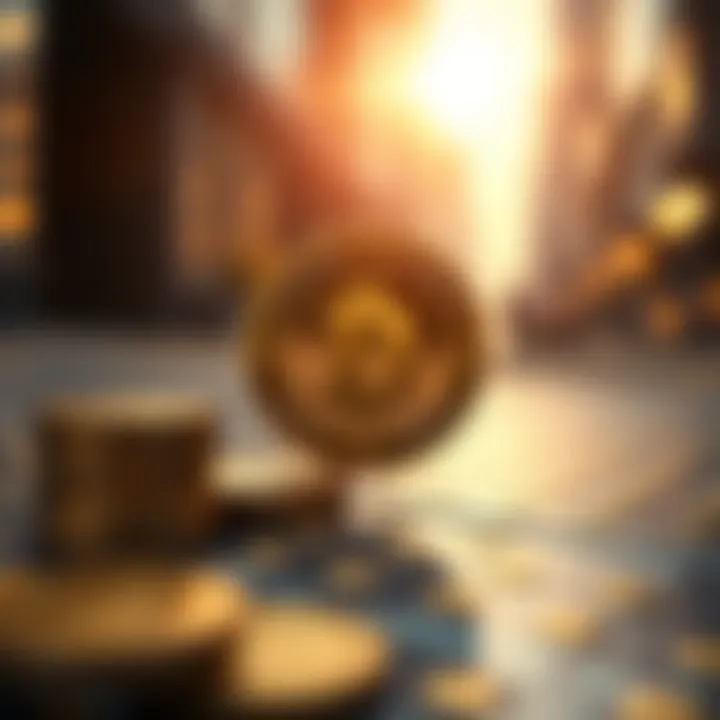 Infographic on investment strategies for altcoins