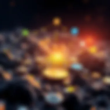 Visual representation of cryptocurrency ecosystem