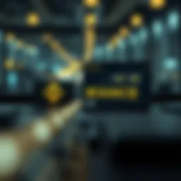 Visual representation of the Binance platform interface