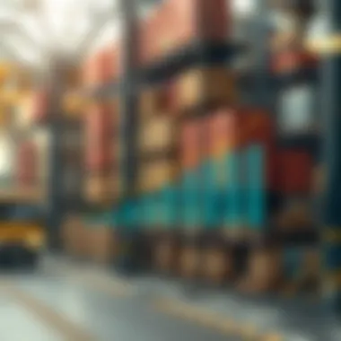 A chart demonstrating the efficiency gains achieved in supply chain operations by implementing blockchain.