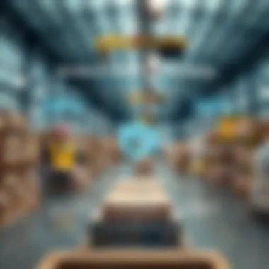 An infographic illustrating the benefits of transparency and traceability in supply chains through blockchain.