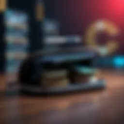 Sleek design of an all-the-way opening wallet showcasing compartments