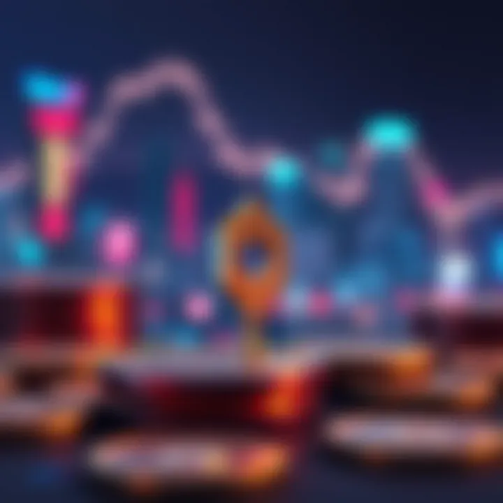 Visual representation of investment strategies in cryptocurrency