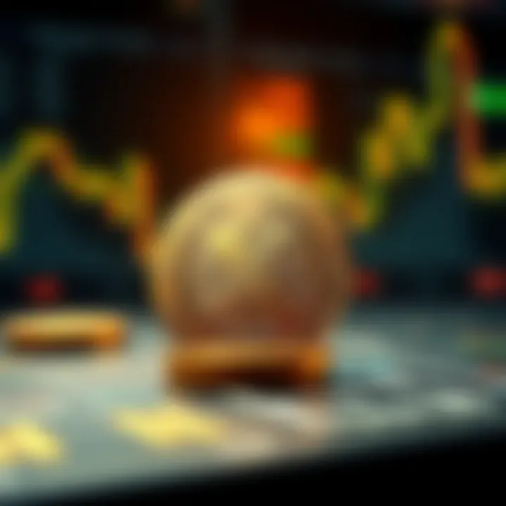 Conceptual image highlighting risks in cryptocurrency trading