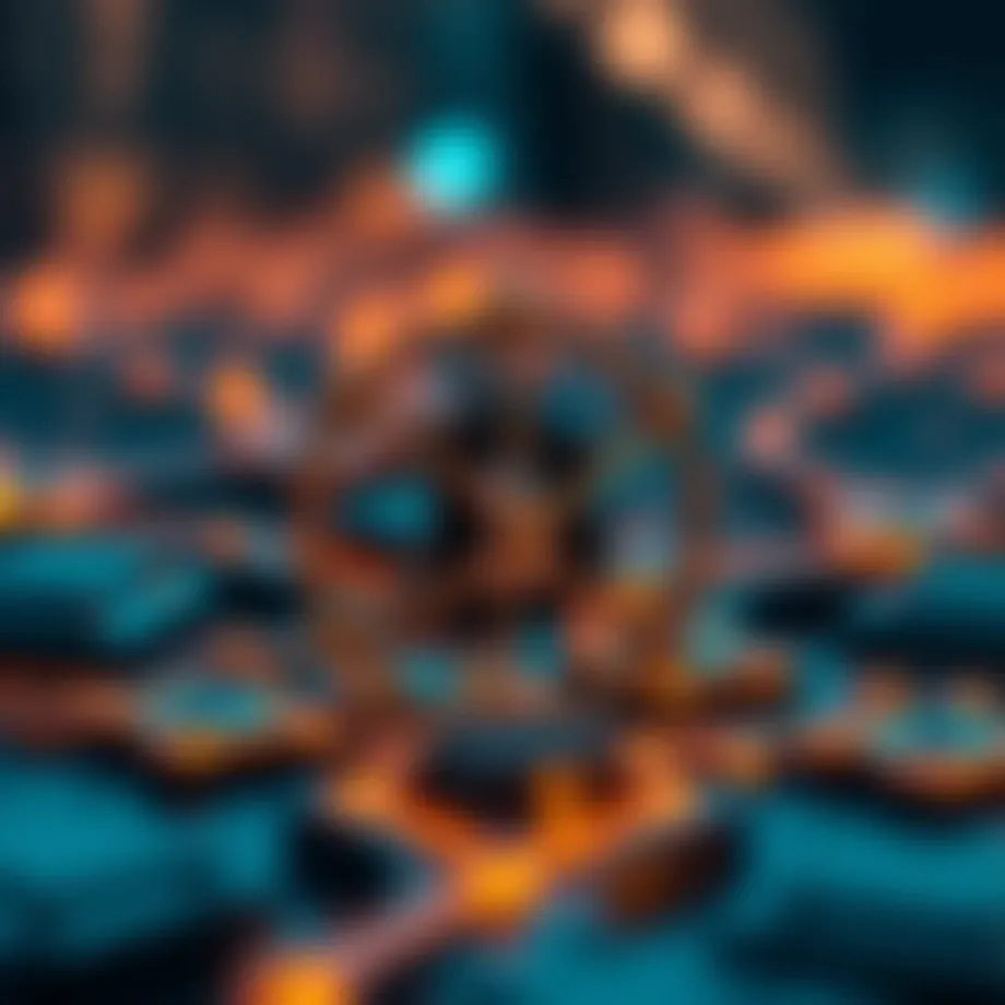 Visual representation of blockchain structure