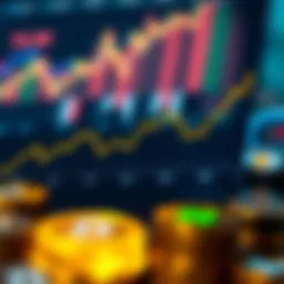 Graph illustrating crypto investment trends