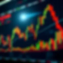Visual representation of candlestick patterns in crypto trading