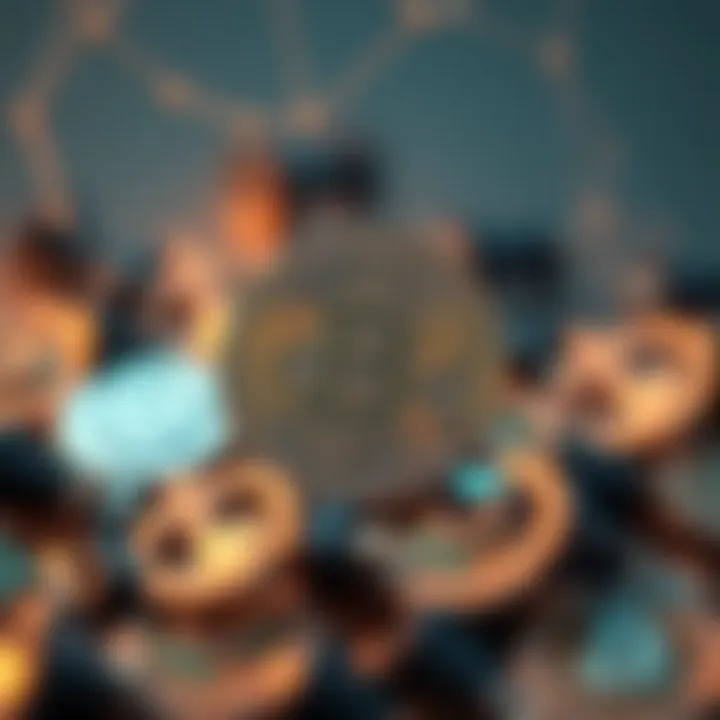 Symbolic depiction of digital assets