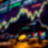 Cryptocurrency ranking chart showcasing various digital currencies and their market performance