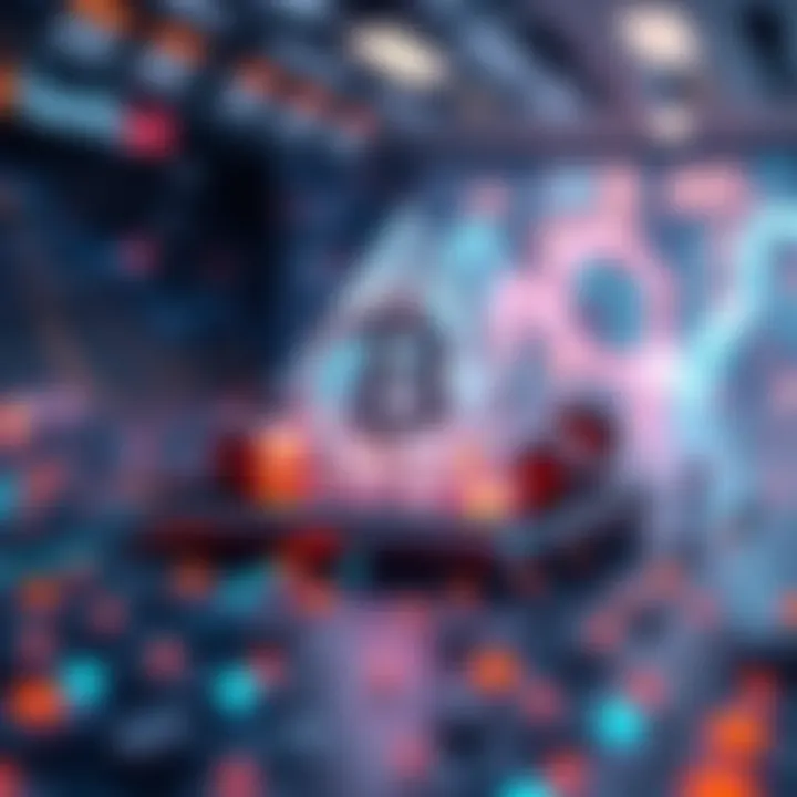 Future of Digital Assets A futuristic depiction of digital assets and blockchain technology