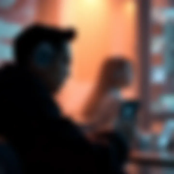User Privacy in Blockchain Communication Illustration of user privacy in blockchain chats