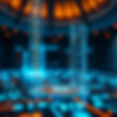 Futuristic view of DeFi platforms and their evolution.