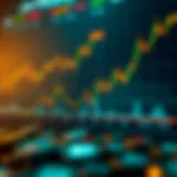 Chart illustrating cryptocurrency price fluctuations