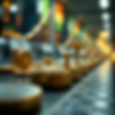 Staking for Rewards Visual of staking rewards and growth potential