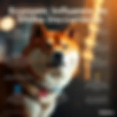 Economic Influences on Shiba Inu Cryptocurrency Infographic showcasing economic factors influencing Shiba Inu