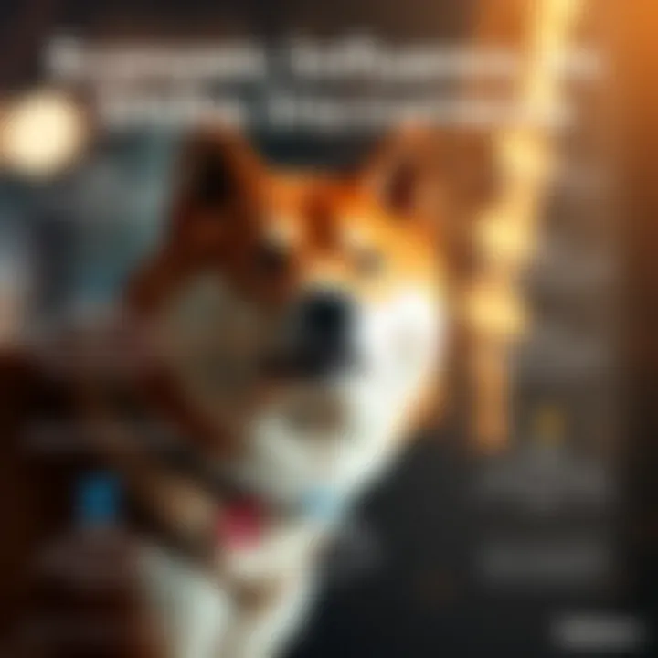 Economic Influences on Shiba Inu Cryptocurrency Infographic showcasing economic factors influencing Shiba Inu