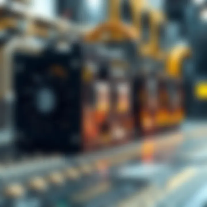 Infographic detailing the advantages and challenges of ASIC mining