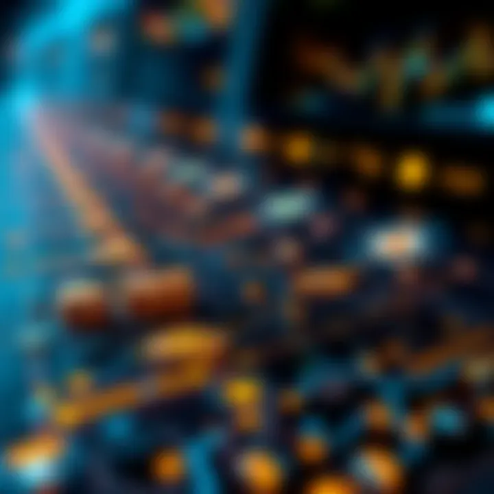 The Journey of Digital Currencies in Blockchain Infographic illustrating digital currency flow through blockchain