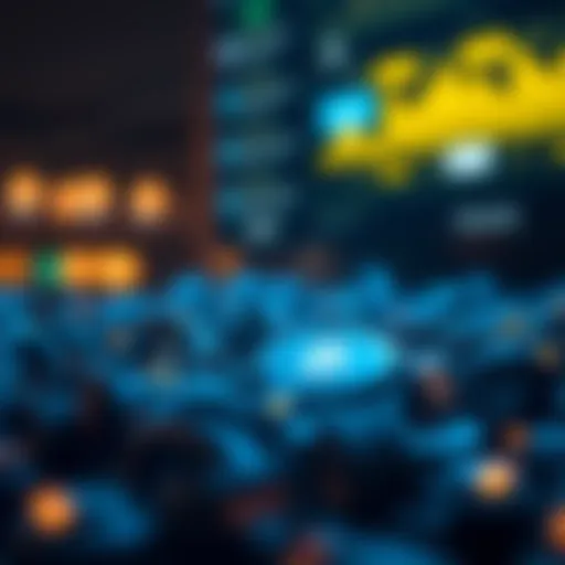 Illustration of Chainlink's smart contract technology