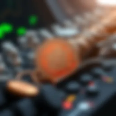 Graphical representation of mining profitability