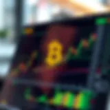 Chart depicting cryptocurrency market trends