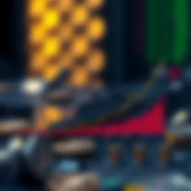 Graph illustrating profitability trends in different mining strategies