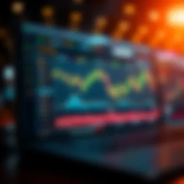 Elegant interface of a cryptocurrency exchange