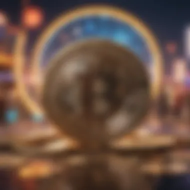 Digital Currency Revolutionizing Online Gaming Conceptual illustration of digital currency in online gaming