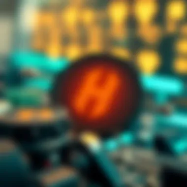 Graphical illustration of Hacken token mechanisms