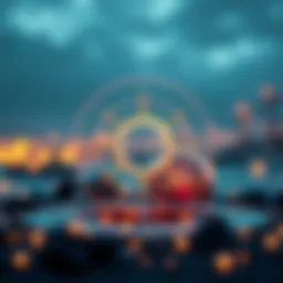 Conceptual representation of the IO domain in cryptocurrency