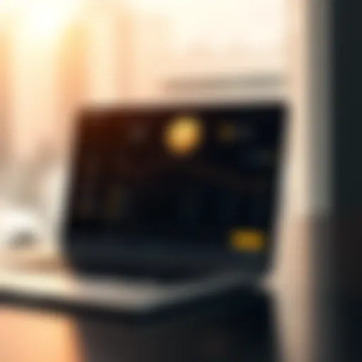 User interface of KuCoin exchange