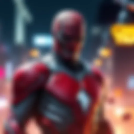 Marvel superhero digital collectible