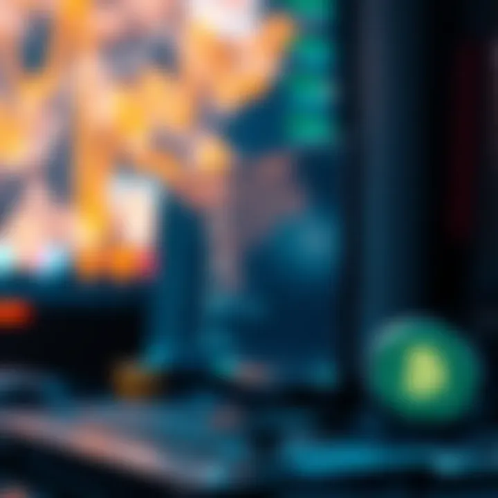 Graphic representation of vulnerabilities in blockchain technology