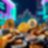 Diverse Cryptocurrencies on CoinList Illustration depicting various new cryptocurrencies on the CoinList platform