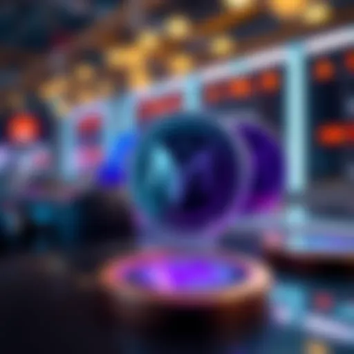 Visual representation of metaverse tokens