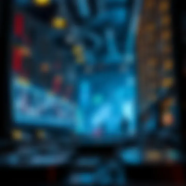 Illustration of technological advancements in trading