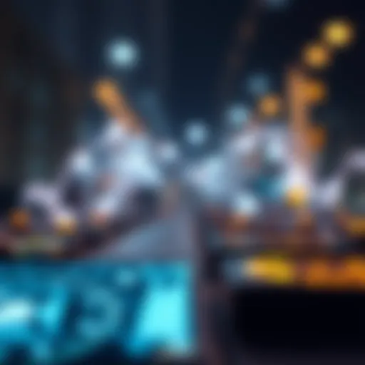 Visual representation of decentralized network