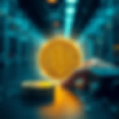 Secure Cryptocurrency Transactions An illustration of secure transactions in cryptocurrency trading
