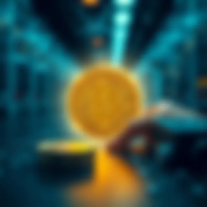 Secure Cryptocurrency Transactions An illustration of secure transactions in cryptocurrency trading