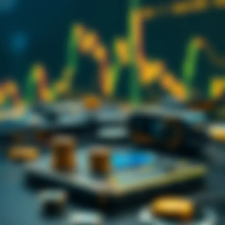 Illustration of technological tools used in crypto trading