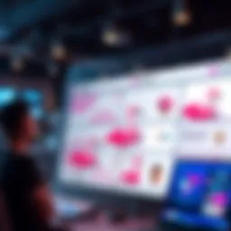 An overview of the Flamingo Marketplace interface showcasing its user-friendly design