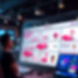 User Interface of Flamingo Marketplace An overview of the Flamingo Marketplace interface showcasing its user-friendly design