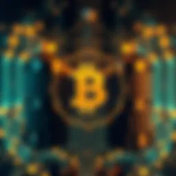 Abstract representation of blockchain technology